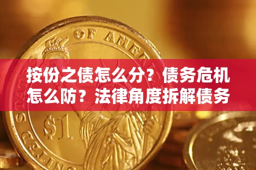 济南按份之债怎么分？债务危机怎么防？法律角度拆解债务分配与风险自保指南