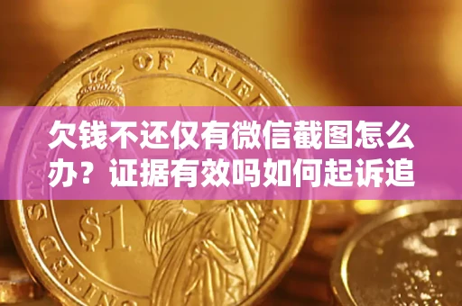 济南欠钱不还仅有微信截图怎么办？证据有效吗如何起诉追回欠款？