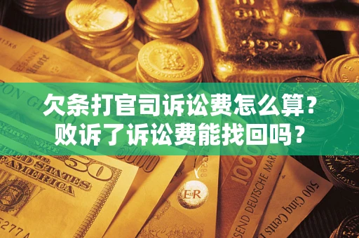 济南欠条打官司诉讼费怎么算？败诉了诉讼费能找回吗？