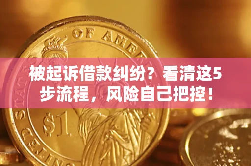 济南被起诉借款纠纷？看清这5步流程，风险自己把控！
