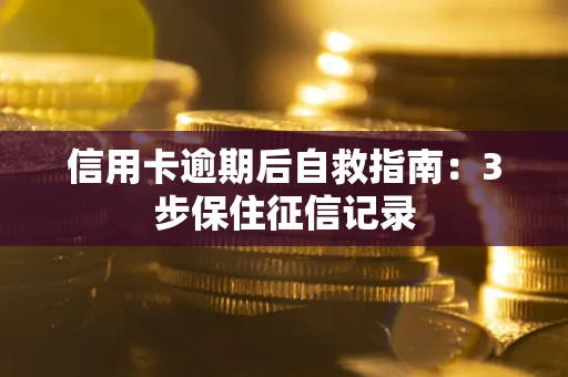 济南信用卡逾期后自救指南：3步保住征信记录